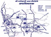 Description: Ashtavinayak map